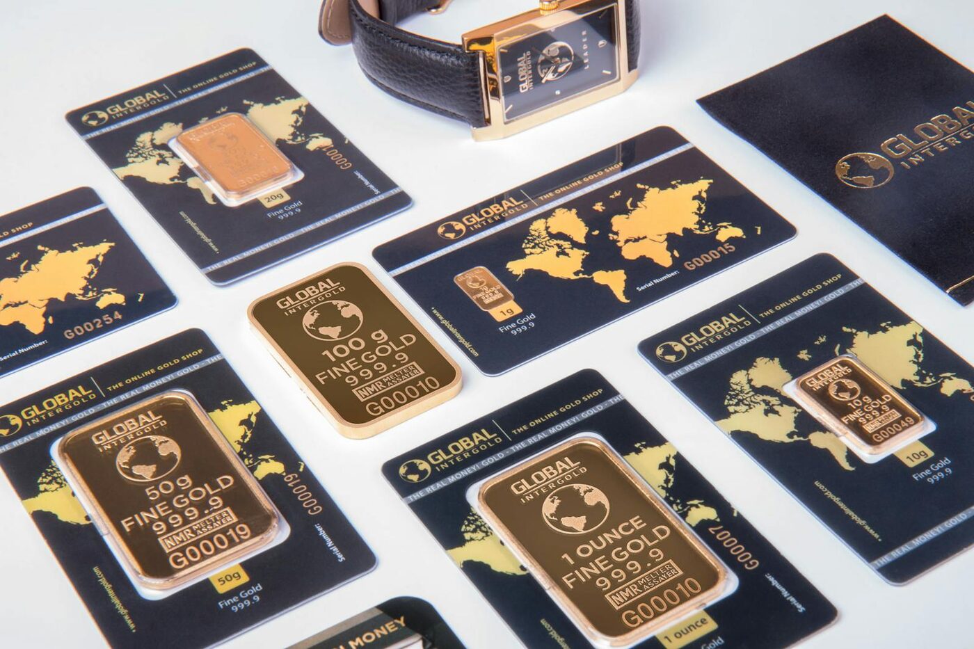 Gold bullion bars
